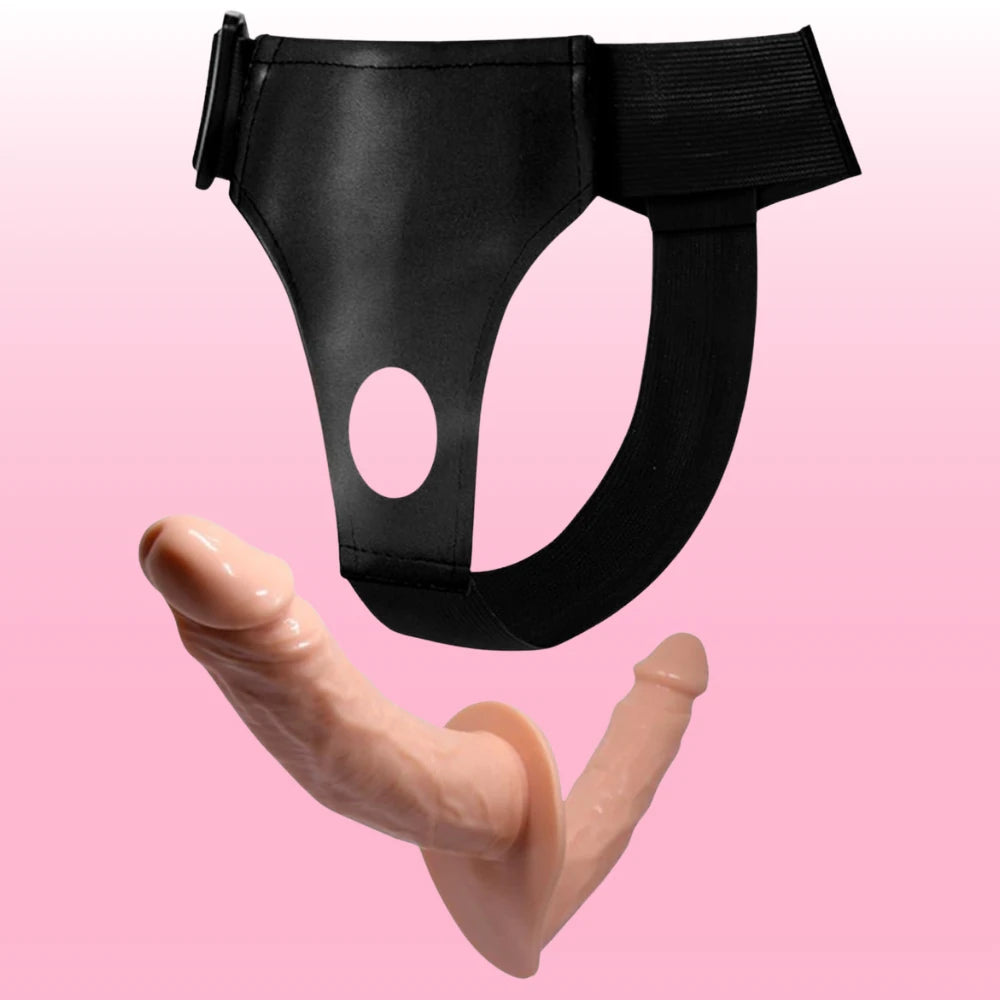 Frowzer Dildo Series Strap-On Bi Seksüel Çift Taraflı Dildo