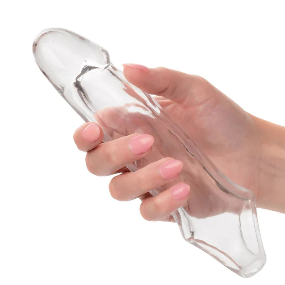 Calexotics Clear Extension 3.75 Cm Uzatmalı Şeffaf Penis Kılıfı