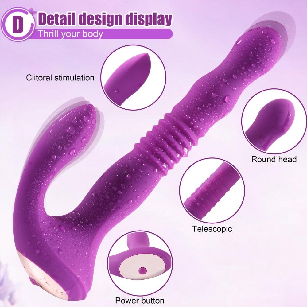 Shequ Ariel Telescopic İleri Geri Hareketli Vibratör