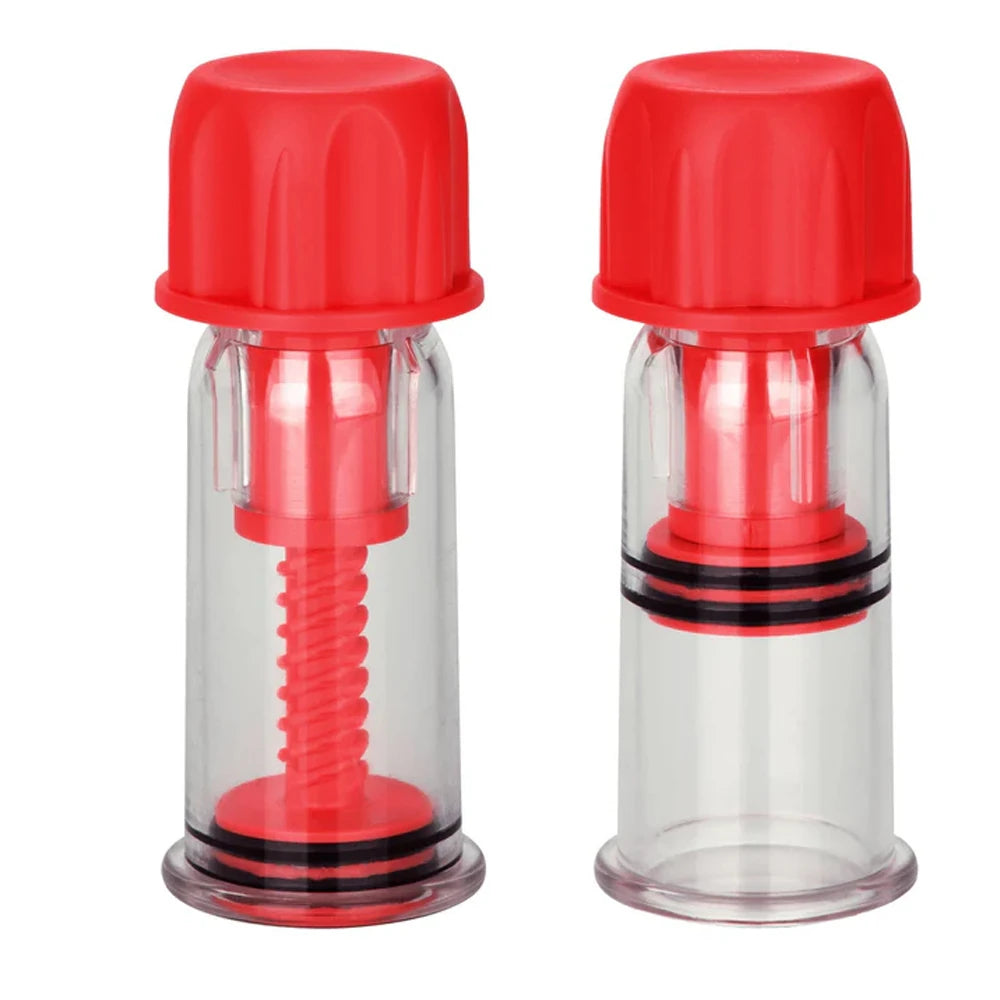Calexotics Colt Nipple Pro-Suckers Göğüs Ucu Vakumu-Kırmızı