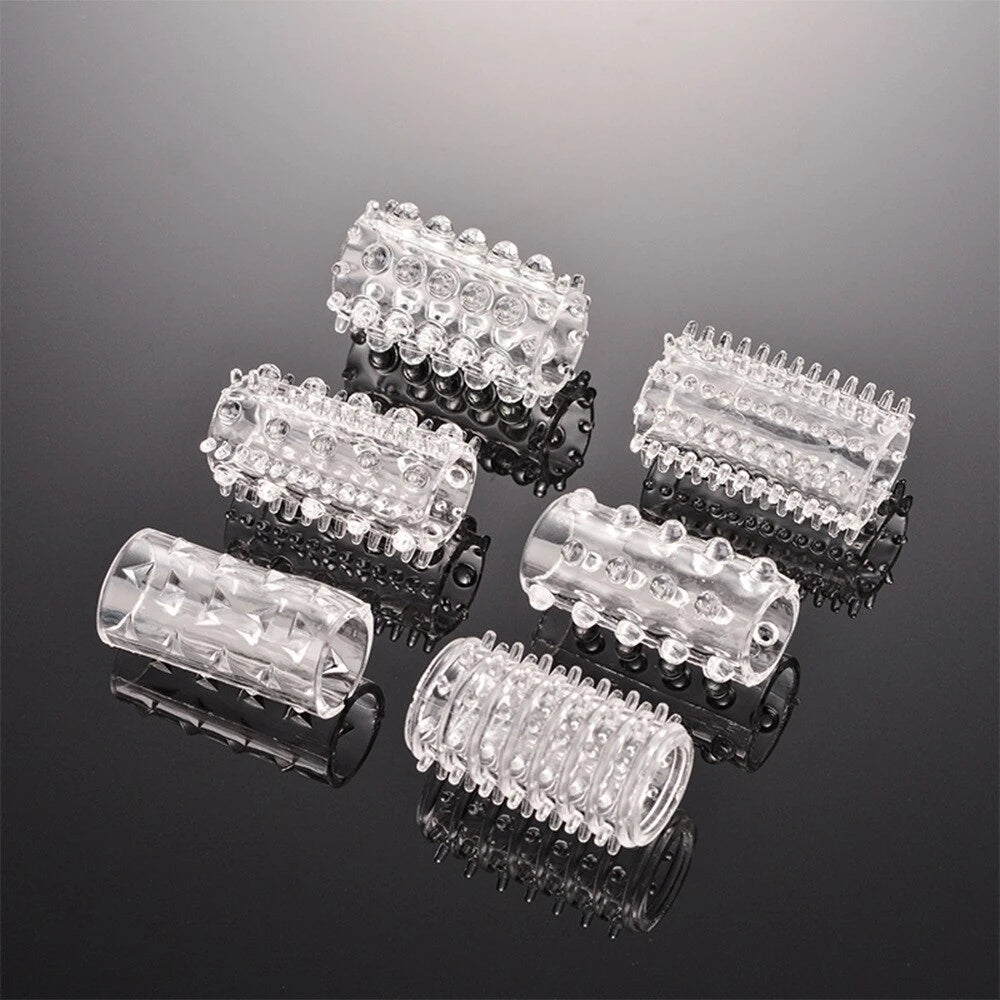 Stretchy 6 Farklı Silikon Penis Kılıfı Set