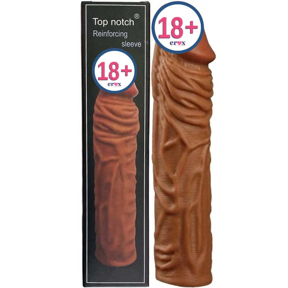 Frowzer Yumuşak Et Dokulu 19 Cm Melez Penis Kılıfı