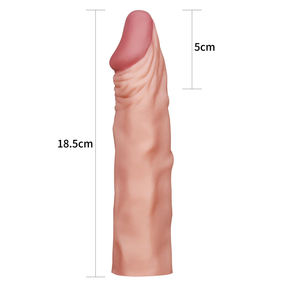 Lovetoy Pleasure X-Tender Realistik Penis Kılıfı LV1053