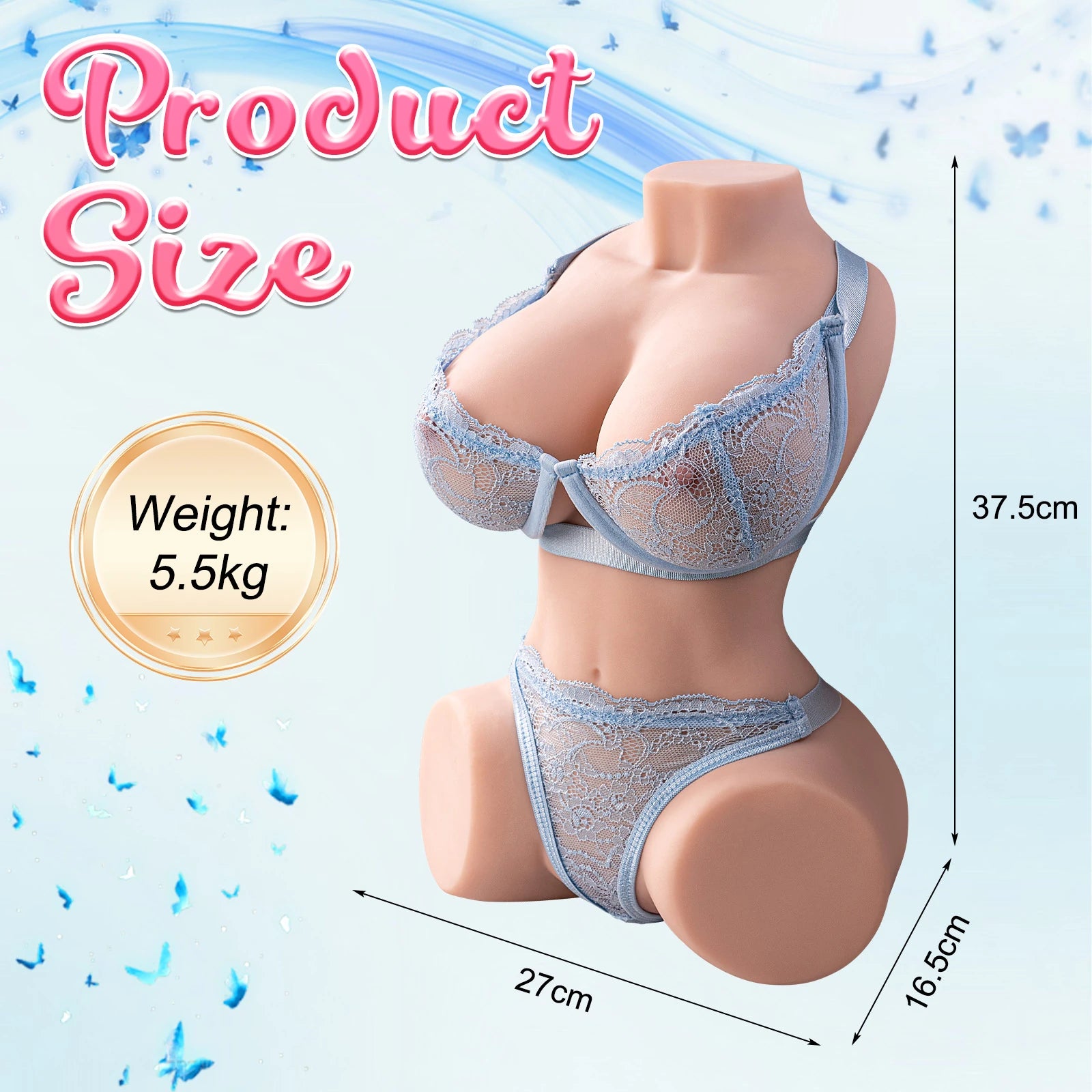 Shequ Barret Half Body Sex Doll Yarım Vücut Masturbator SQ-MA20058