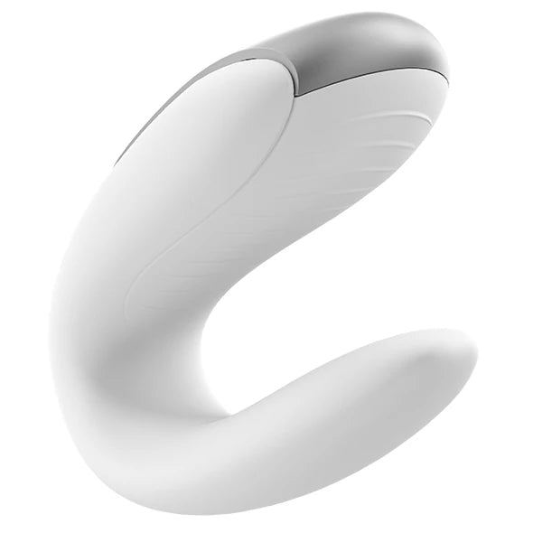 Satisfyer Double Fun Telefon ve Uzaktan Kumanda Kontrollü Vibratör-White