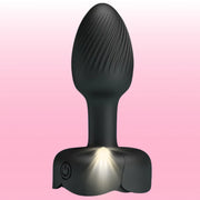 Pretty Love Olman Titreşimli ve Led Işıklı Anal Plug BI-040184
