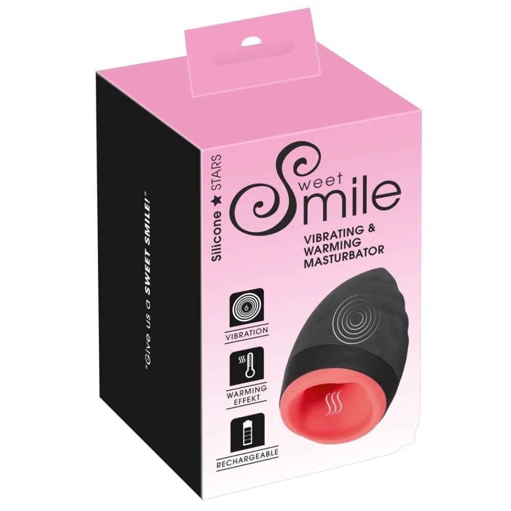 Sweet Smile Vibrating Warming Isıtmalı Masturbator