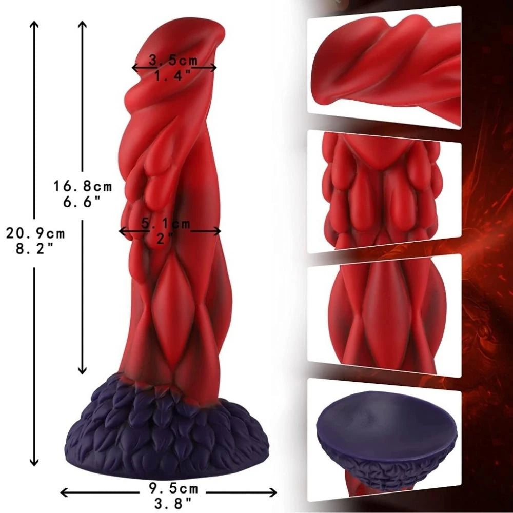 Shequ Jelly Animal Dildo Monster 35 Realistik Penis SQ-WBD10113