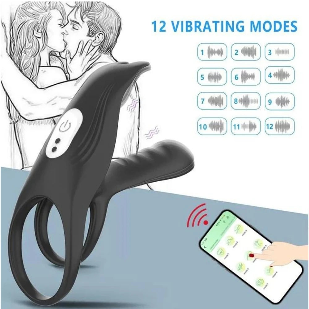 Frowzer The Cock Ring Alex Telefon Kontrollü ve G Spot Uyarıcı Penis Halkası