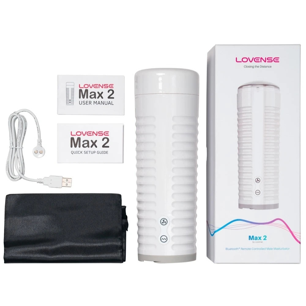 Lovense Max 2 Telefon Kontrollü ve Hareketli Mastürbatör