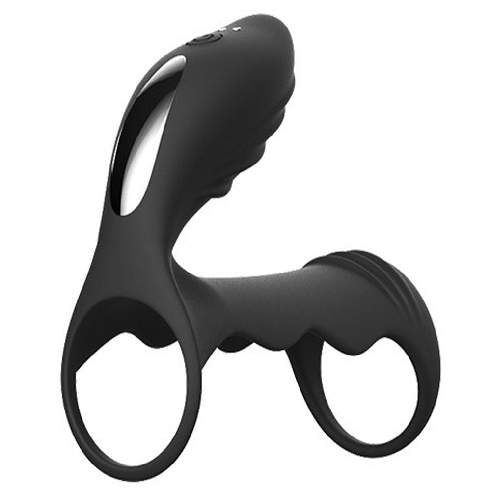 Erox Cockring Clitoral Stimulation Black Penis Kafesi