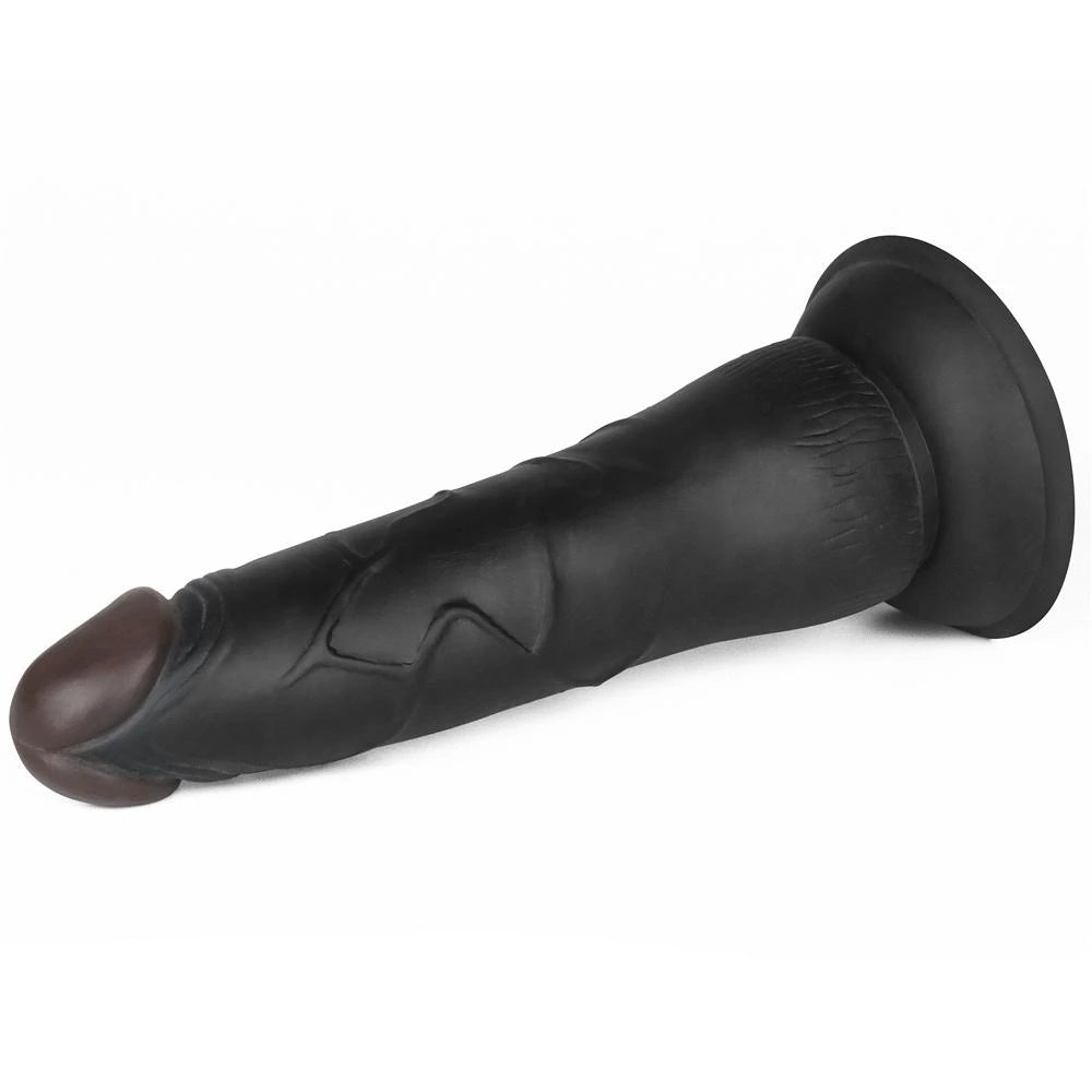 Lovetoy Easy Strapon 19 cm Kemerli Testissiz Zenci Penis