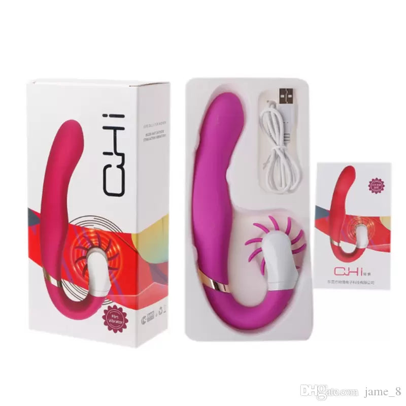 Frowzer Dave 2 Purple Hareketli Klitoral Penetrasyon G-Stimulant Vibratör