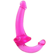 Frowzer Jelly Silicone Flexible Strapless Strap-On Pink