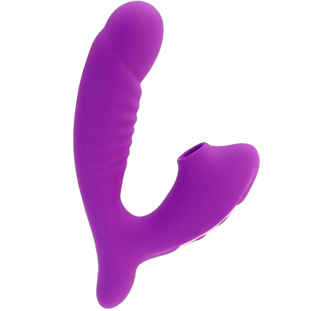 Frowzer Emiş Güçlü ve G-Stimulant 10 Mod Vibrator Mor