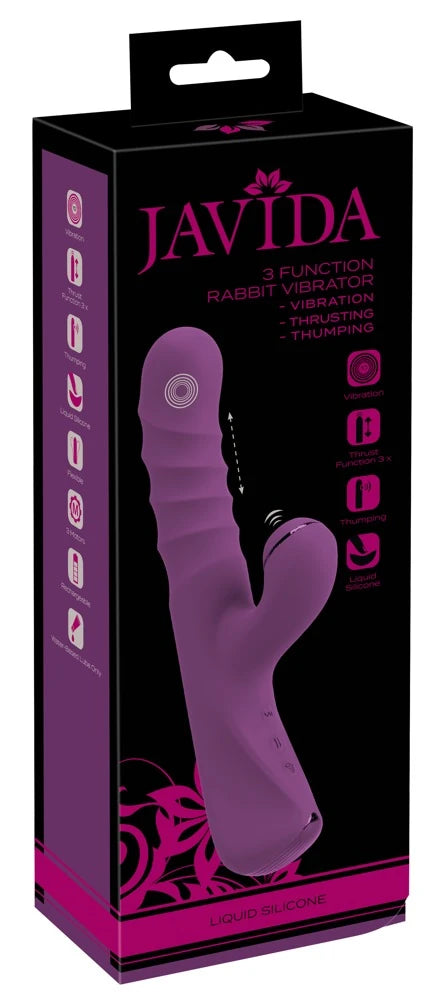 Javida 3 Function Hava Darbeli ve Hareketli Rabbit Vibratör