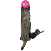 Baile Brave Man Penis Extension Klitoris Uyarıcılı Titreşimli Penis Kılıfı BI-026225-1