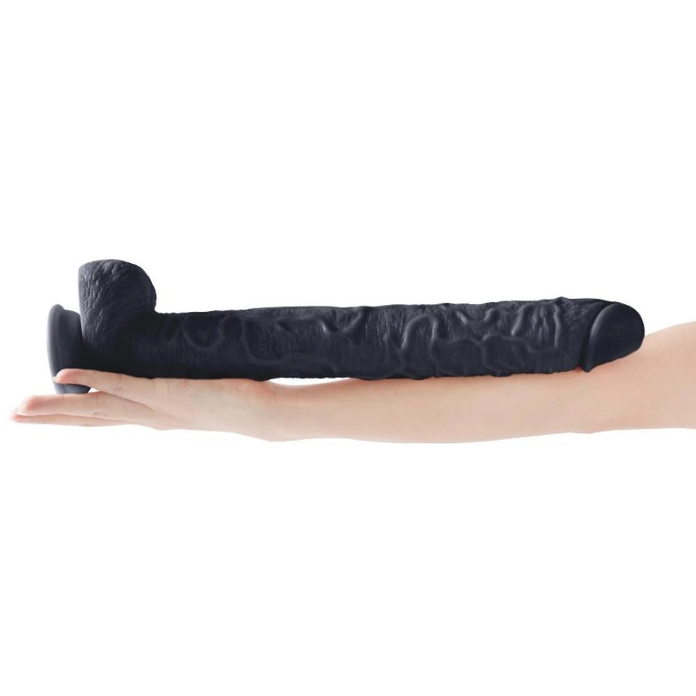 Xise Dildo Series Huoer Flexible 43 cm Realistik Büyük Penis XS-WBC10068-Black