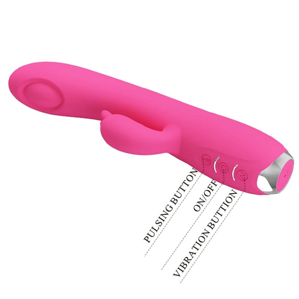 Pretty Love Regina Pink Nabız Darbeli ve İtici Güç Rabbit Vibratör