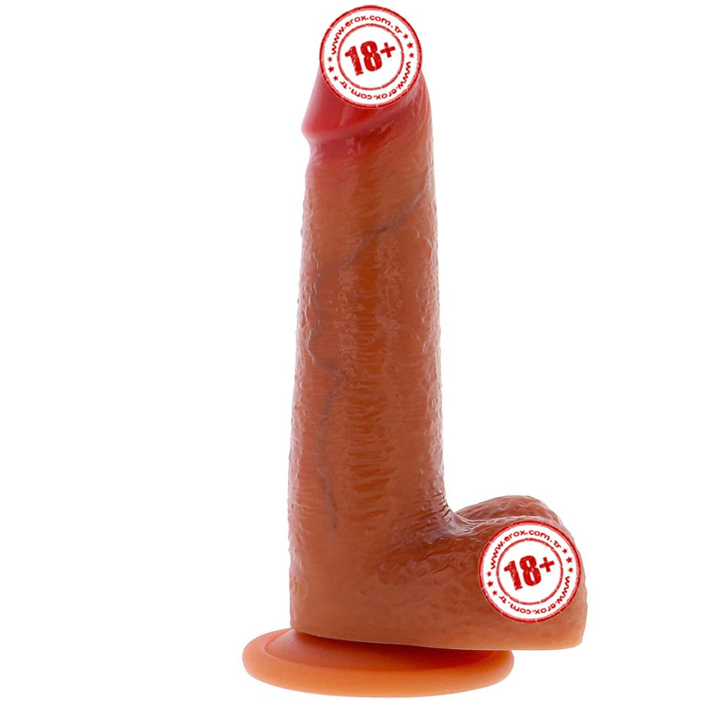ToyJoy Get Real Foreskin Dildo Silicone Kaydırılabilir Deri Realistik Penis 18 Cm.