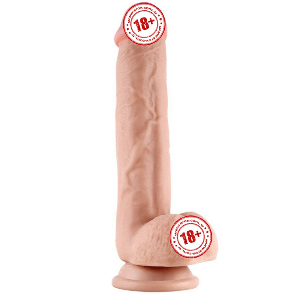 Lovetoy Sliding Skin Dildo Hareketli Deri Özellikli 24 Cm Realistik Penis
