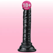 Frowzer Jelly Silicone 14.5 cm Anal ve Vajinal Realistik Penis-Black