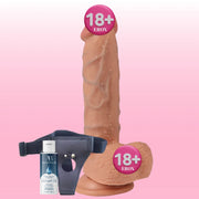 Shequ Dildo Series Hans 21 Cm Belden Bağlamalı Realistik Penis