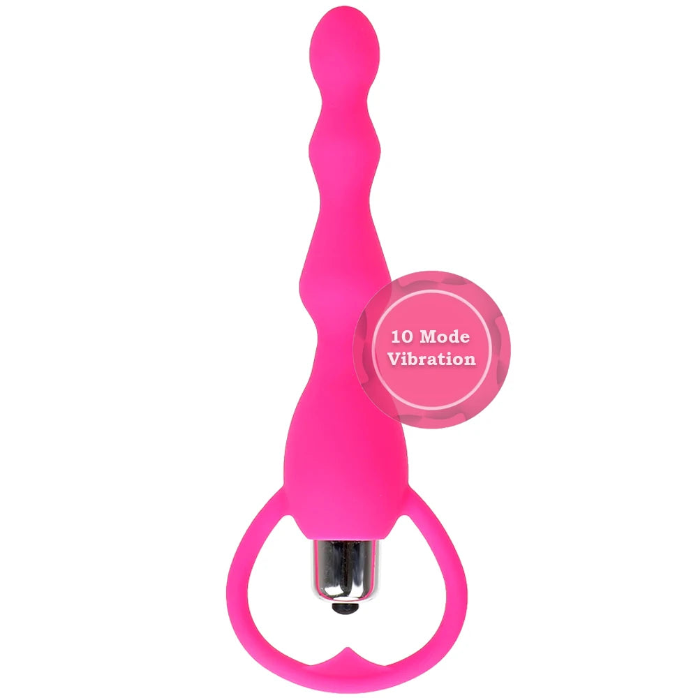 Frowzer Anal Fantasy Boğumlu 10 Mod Titreşimli Anal Vibratör-Pink