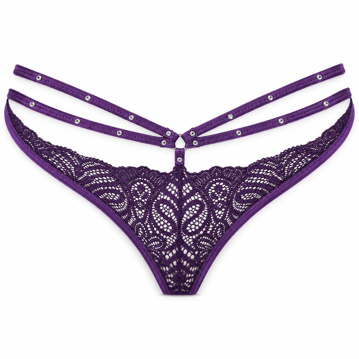 Frowzer The Love Fantasy Wear Diamond Taşlı Seksi Külot-Purple