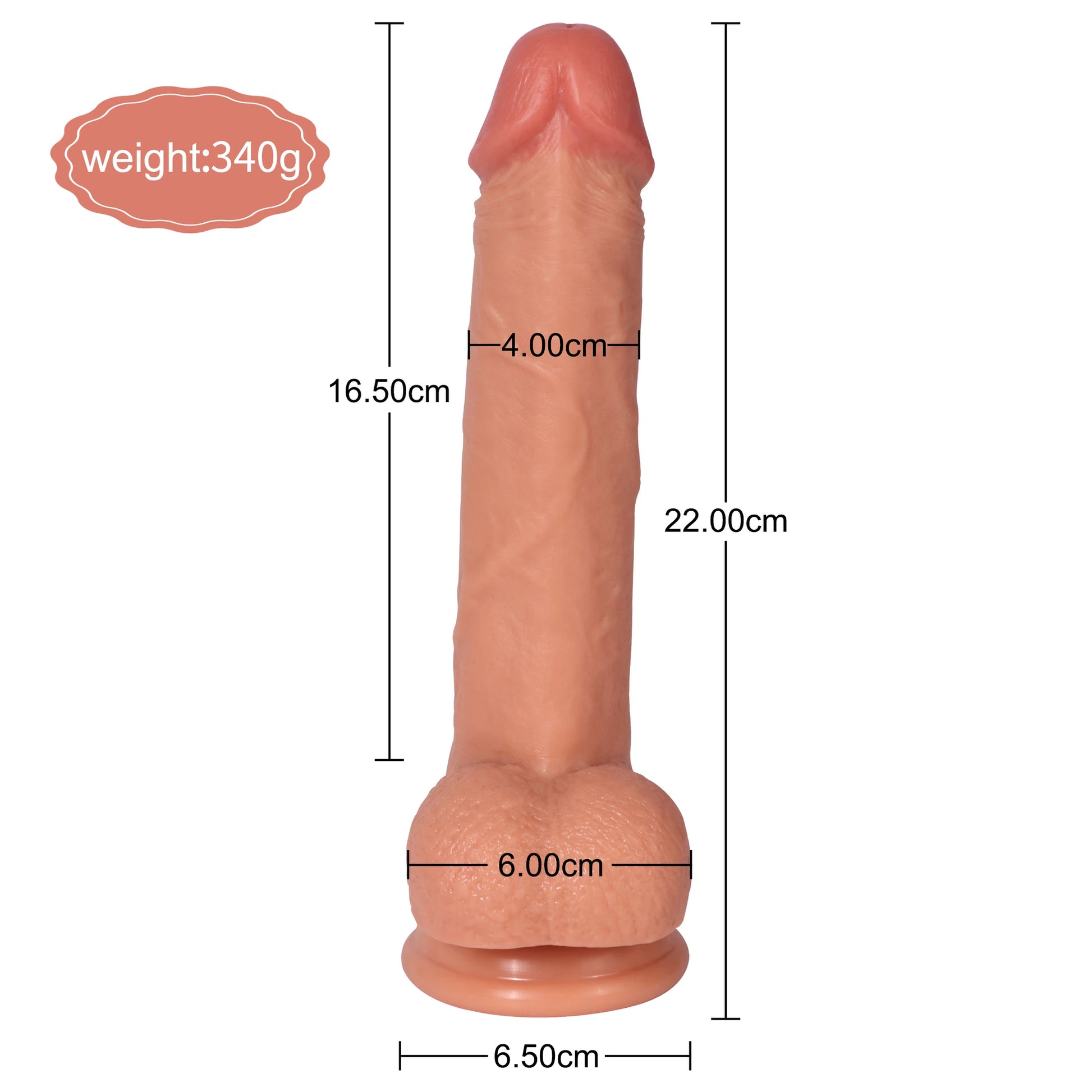 Shequ Dildo Series Sean Natural Doku 22 Cm Realistik Penis