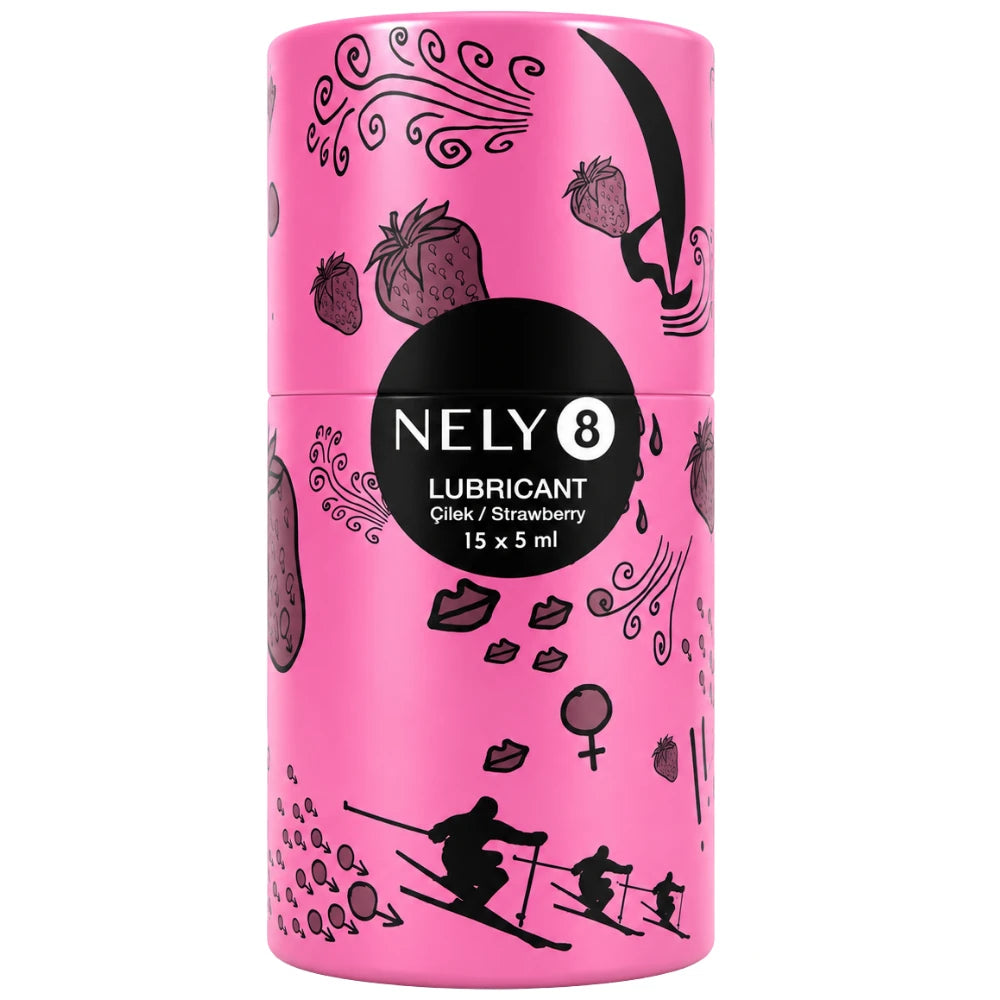 Nely8 Strawberry Gel 15'li Kayganlaştırıcı Jel