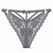 Frowzer Fantasy Wear Luxury Lingerie Dantelli Seksi Fantezi Külot-Gri