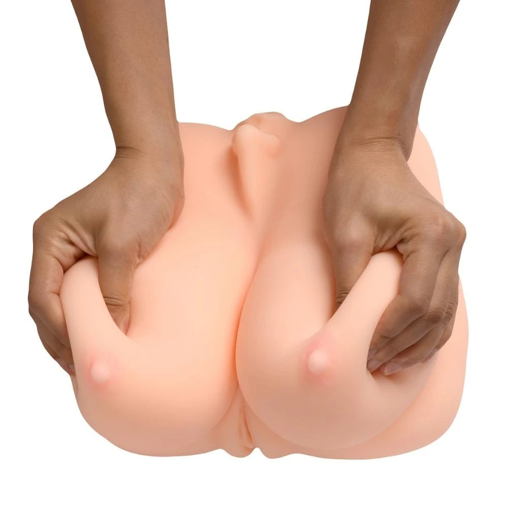 Shequ Elegant Oral ve Vajinal Göğüslü Masturbator