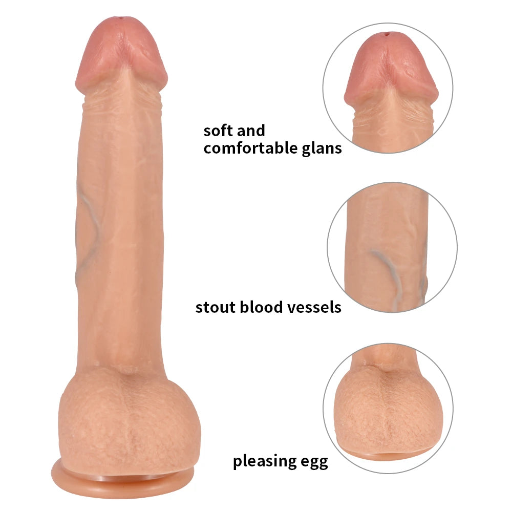 Shequ Dildo Series Bill 23 Cm Realistik Penis SQ-WBC10044