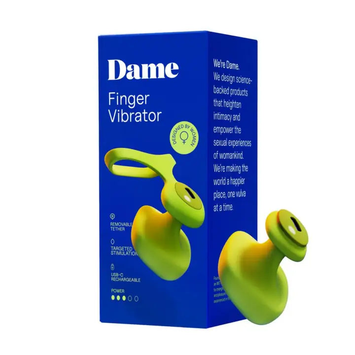 Dame Products Fin 2.0 Finger Vibe Güçlü Parmak Vibratör-Citrus
