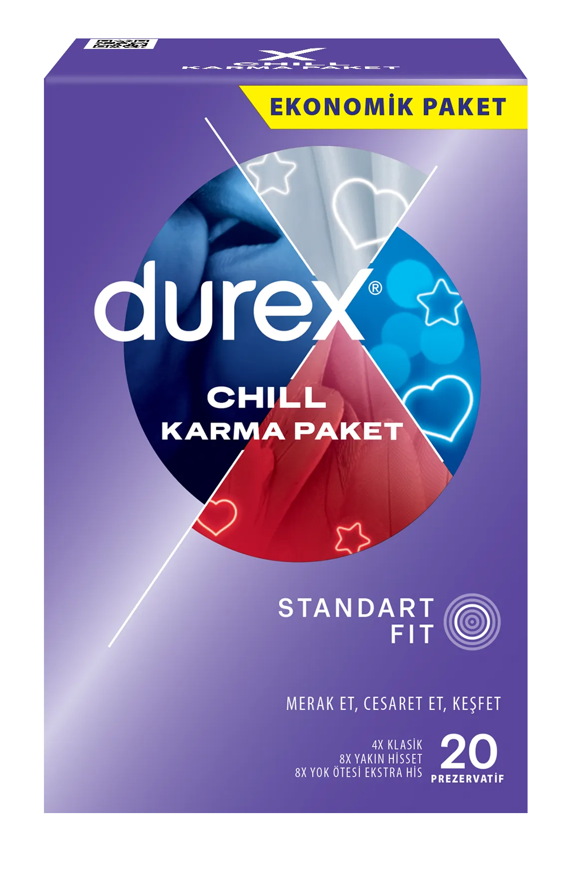 Durex Chill 20'li Prezervatif Kondom