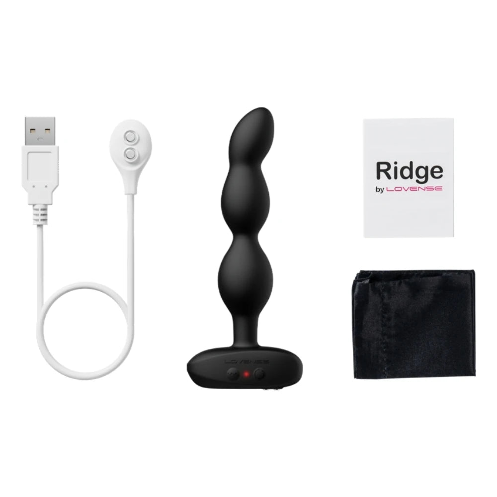 Lovense Ridge Telefon Kontrollü ve Hareketli Anal Boncuk
