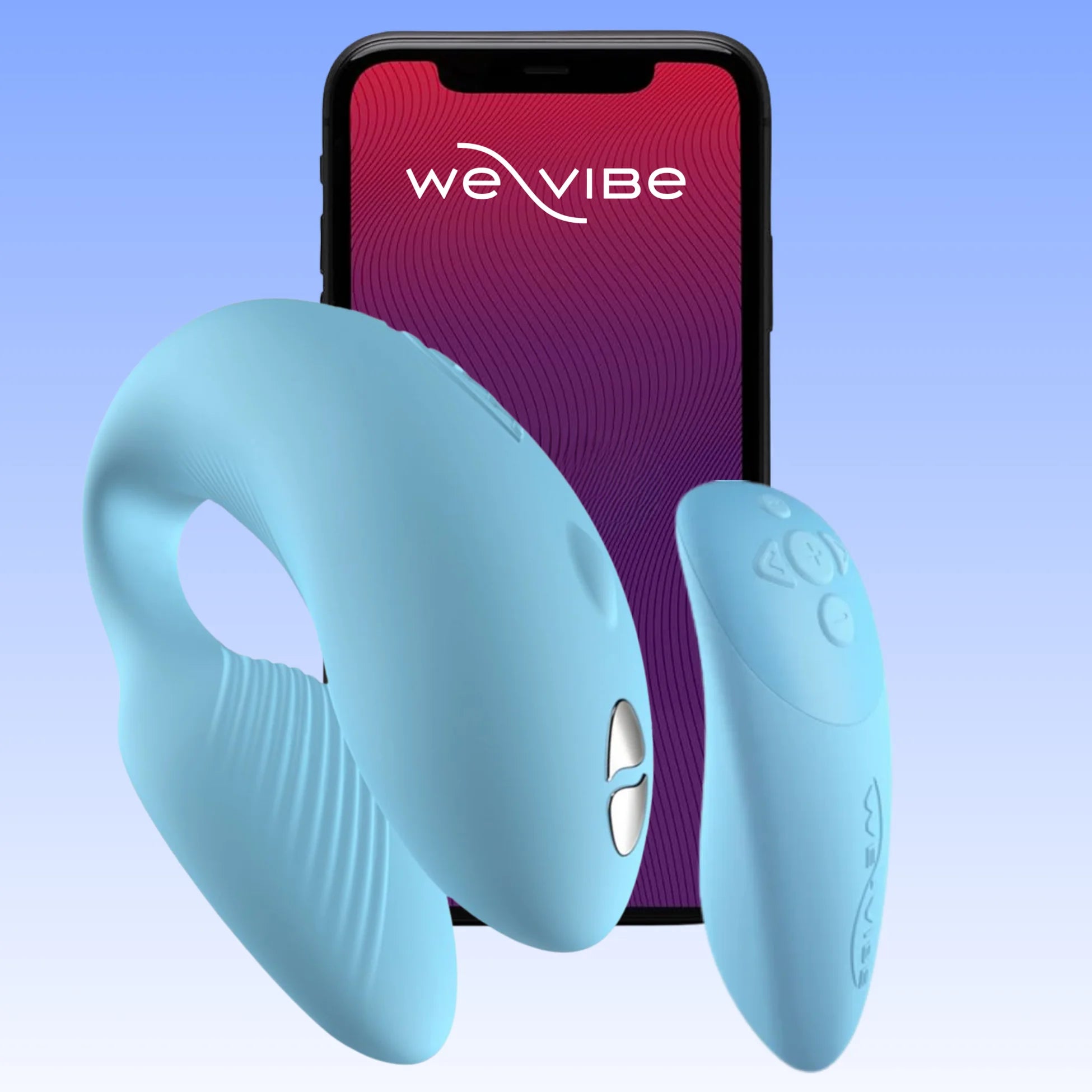We-Vibe Chorus Çiftlere Özel Telefon Kontrollü Vibratör-Blue