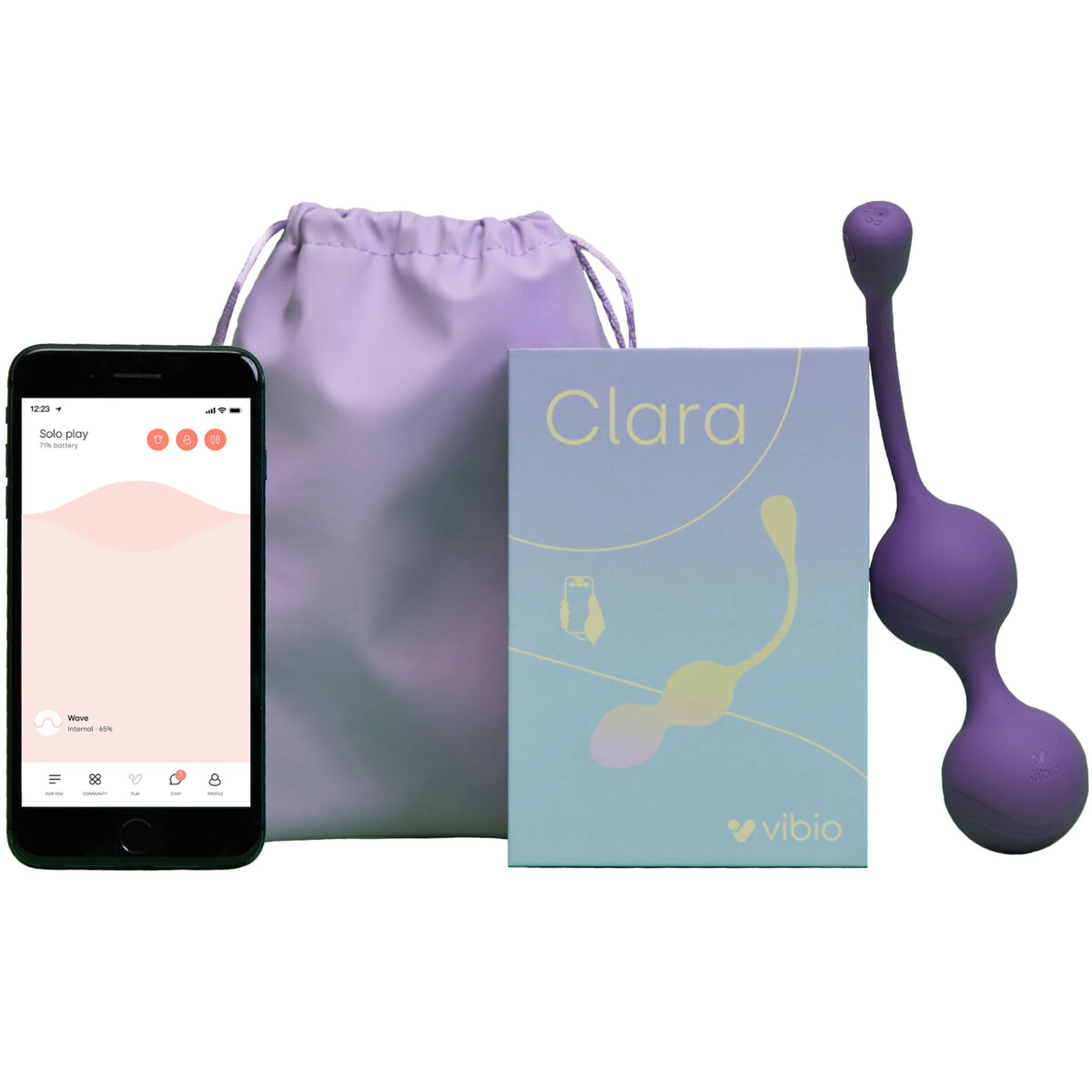 Vibio Clara Telefon Kontrollü Titreşimli Kegel Vibratör