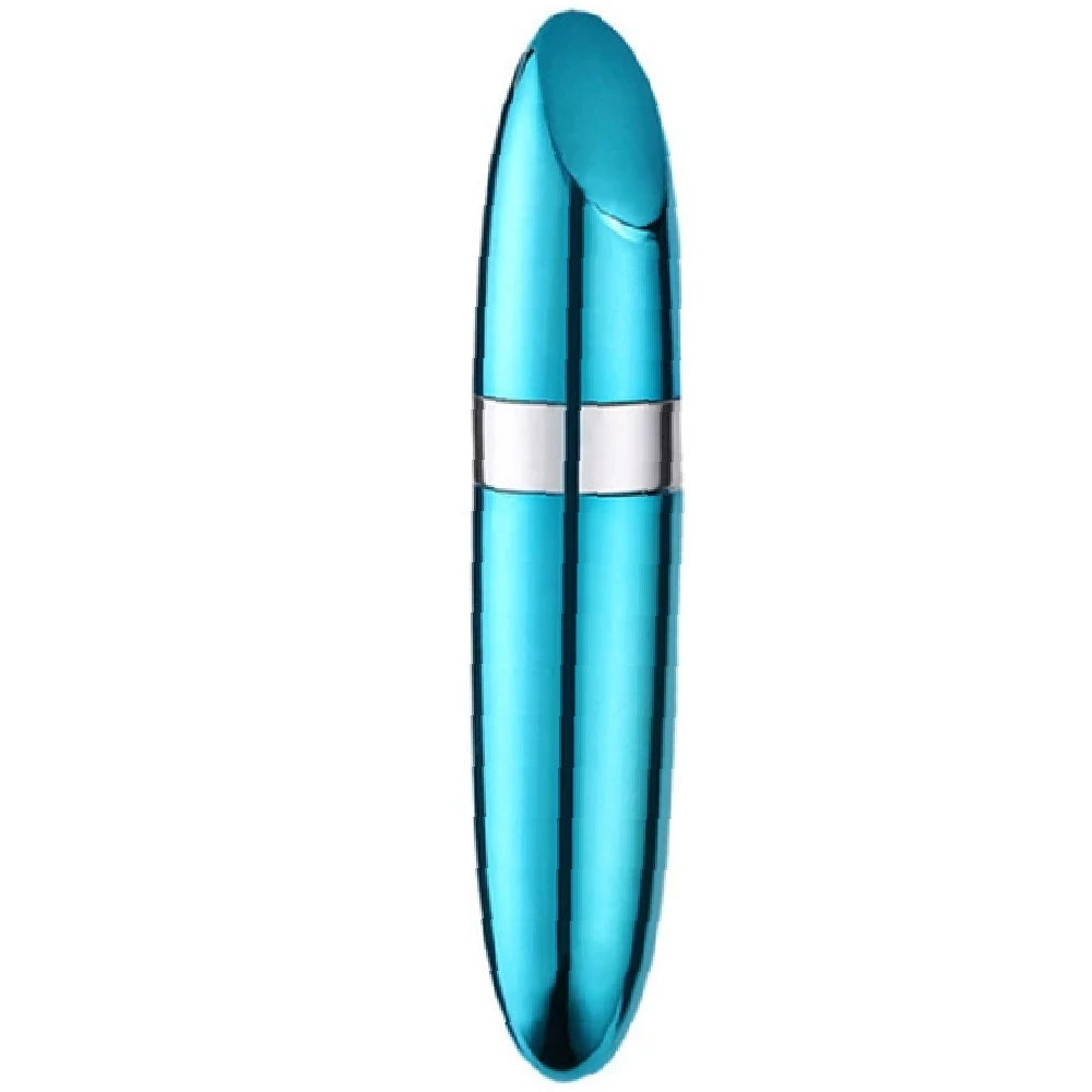 Frowzer Lipstick Compact Power Full Mini Ruj Vibratör-Blue