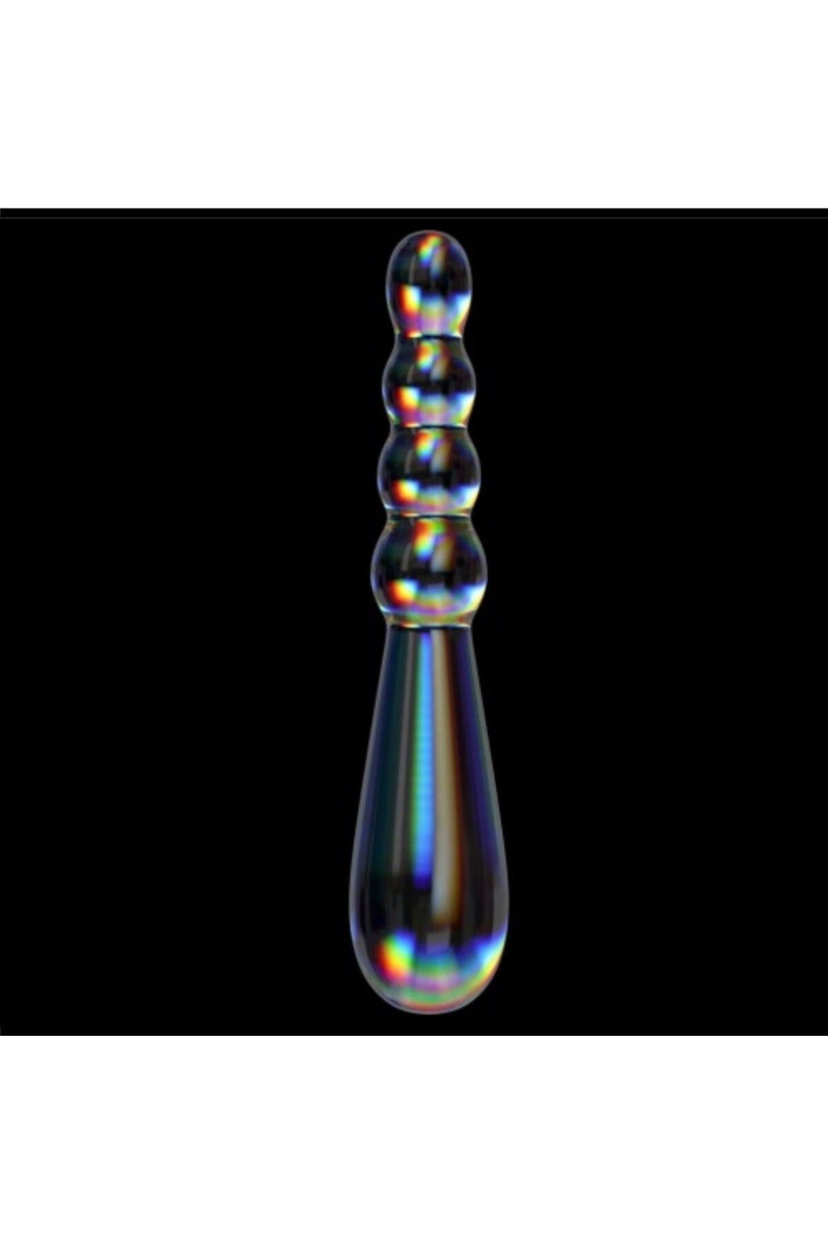 Lovetoy Twilight Gleam Glass Dildo- Rising Ripples Cam Yapay Dildo