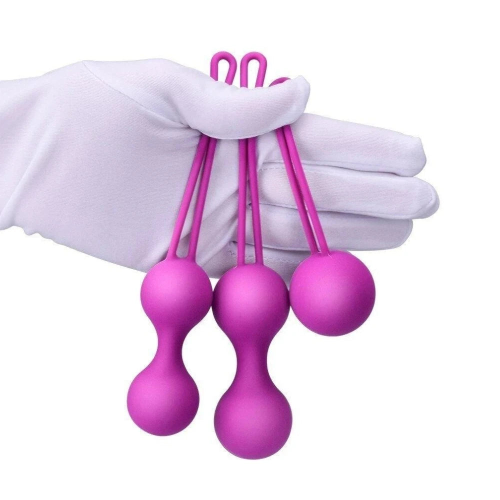 Frowzer Kegel Balls Exercisers Metal Ağırlıklı Kegel Egzersiz Topu Set-D.Purple