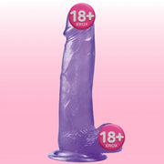 Lovetoy Jelly Studs Purple Large 20 cm Jel Dildo LV3100