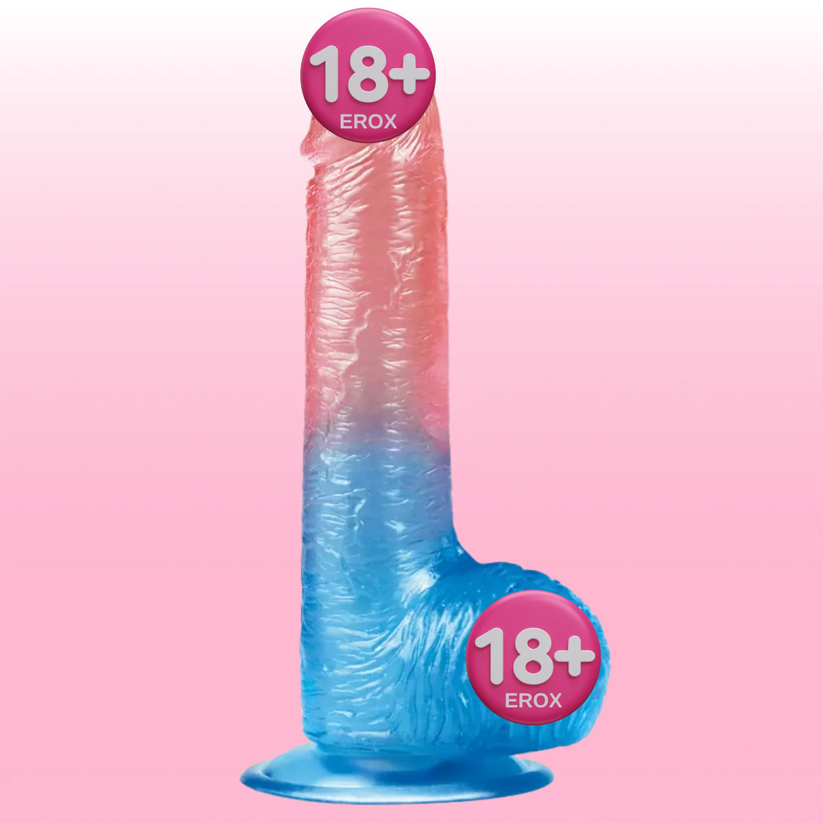 Lovetoy Dazzle Studs Jel Dildo 19 cm Realistik Penis LV318011