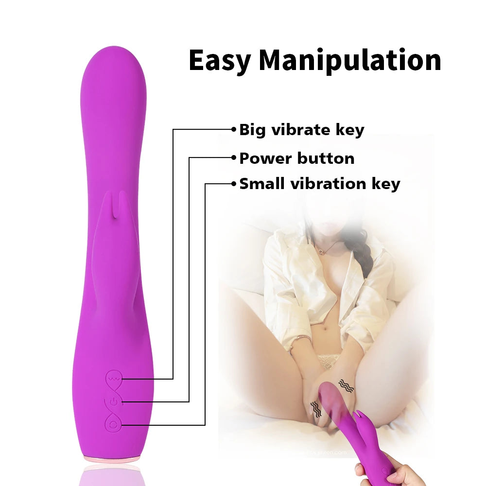 Shequ Eartha 10 Modlu Klitoris Rabbit Vibratör SQ-V10103