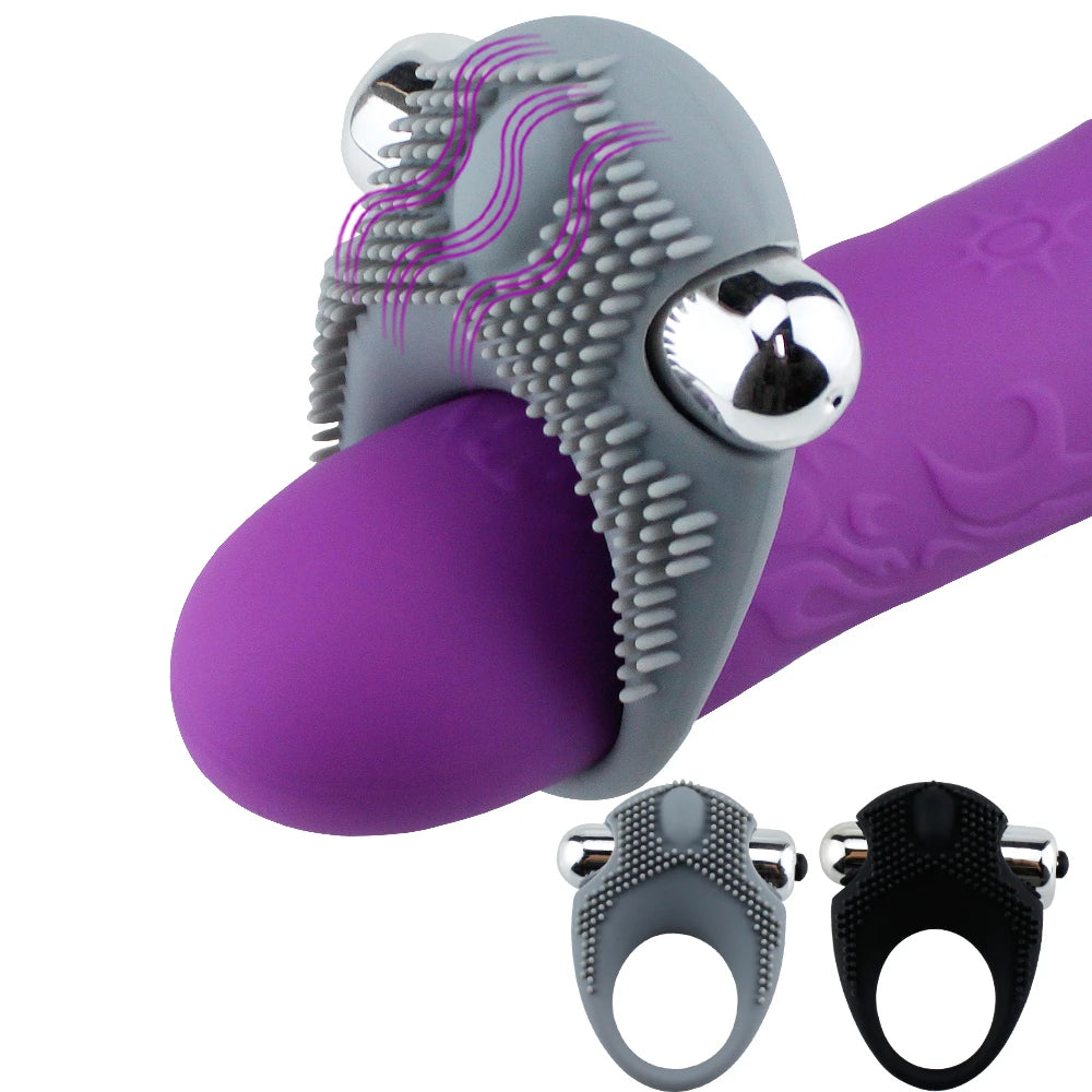 Erox The Cockring Klitoral Titreşimli Penis Halkası-White