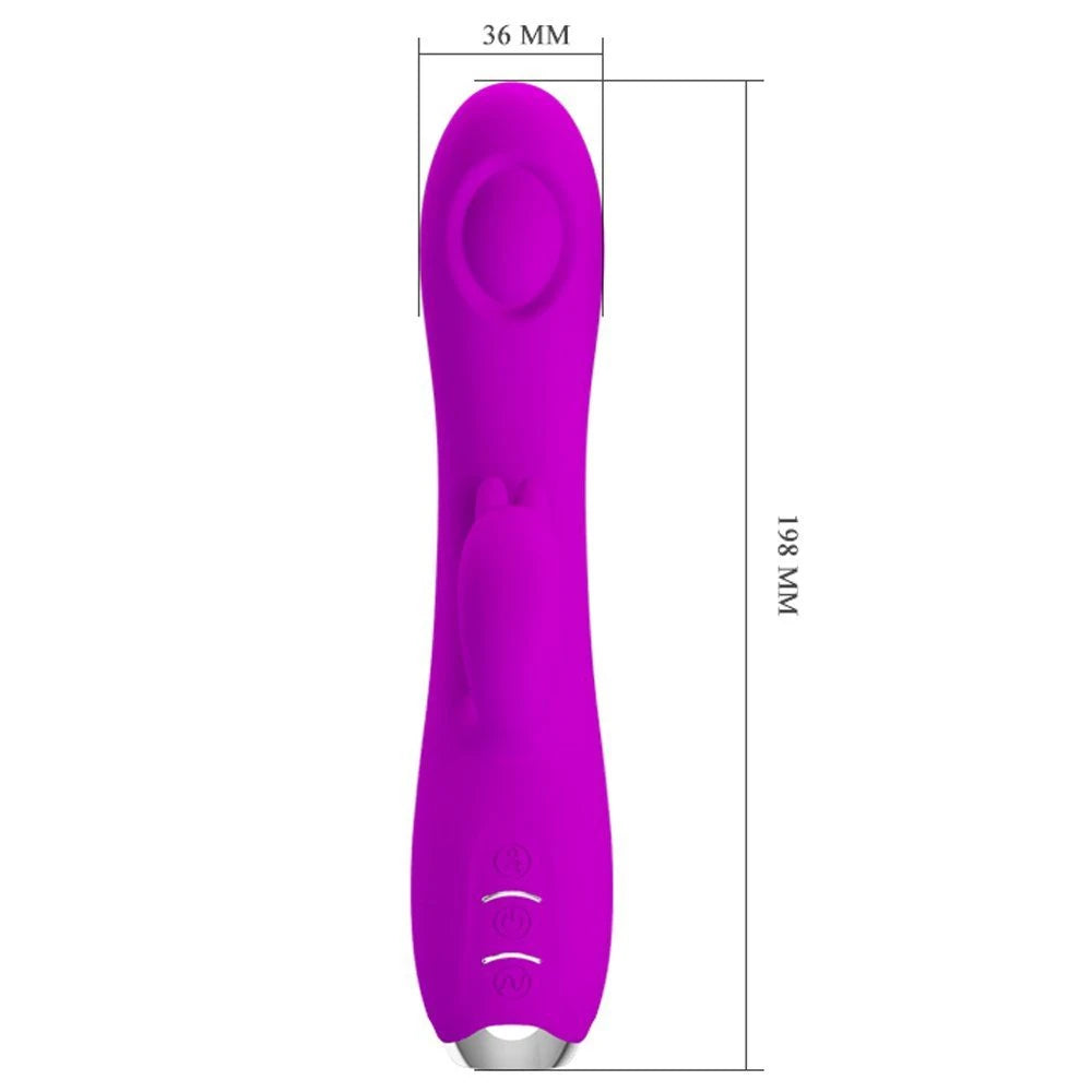 Pretty Love Regina Purple Nabız Darbeli ve İtici Güç Rabbit Vibratör