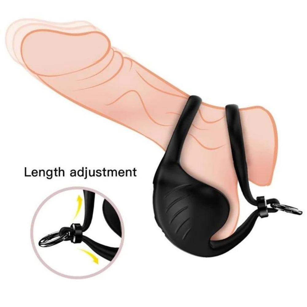 Frowzer Fun Bag Titreşimli Testis ve Penis Halkası