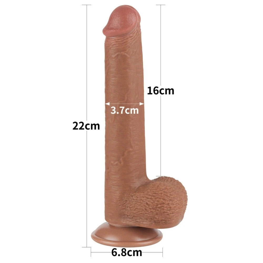 Lovetoy Sliding Skin Hareketli Deri Özellikli 23 Cm Realistik Penis LV317310
