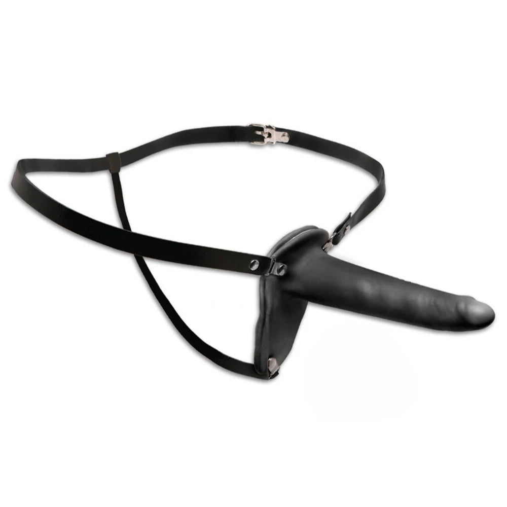 Fetish Fantasy Serisi Beginners Penetrix Strap-On Black 15 Cm Kemerli Penis